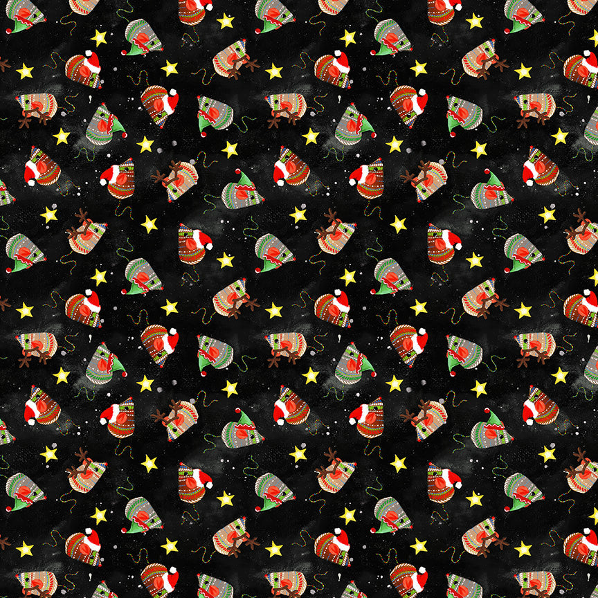 MEOWY CHRISTMAS Jolly Mice black
