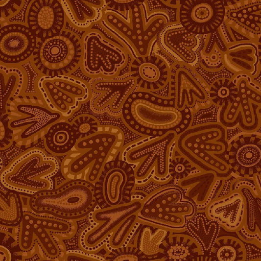 BAIAME'S SPIRIT Bird Tracks brown
