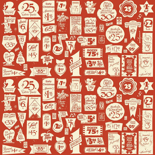 CLASSIC CHRISTMAS Gift Tags red