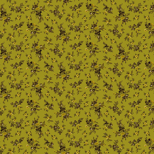 SCRAP BASKET FAVORITES Pressed Flowers green