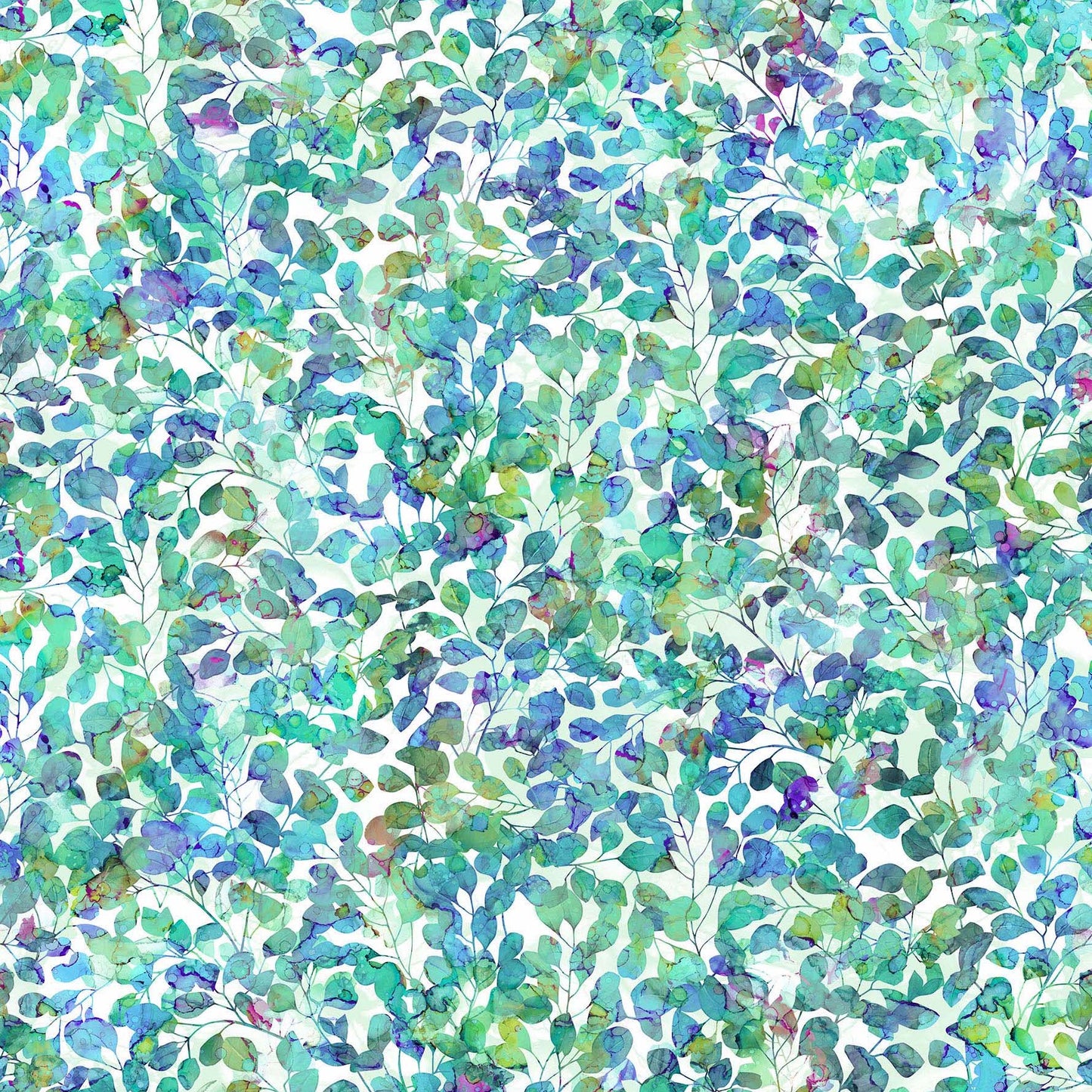 DRAGONFLY DANCE Leaves white/teal