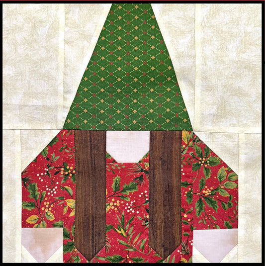 GNOMIE - Makes two blocks 12"x12"