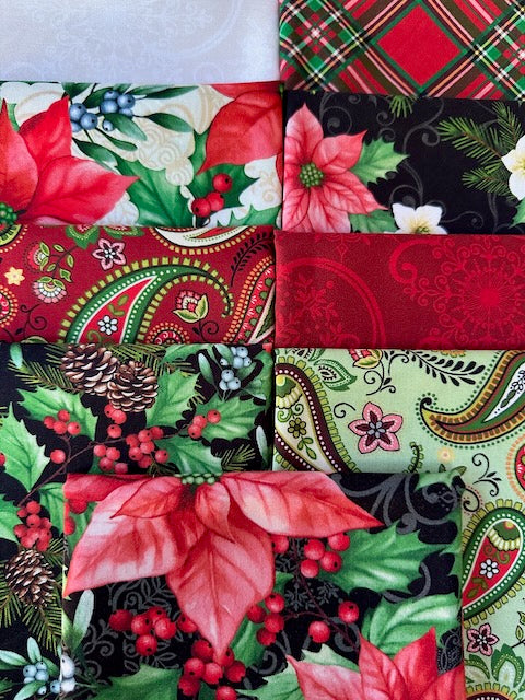 BLOOMS OF THE HOLIDAY 9 half yards
