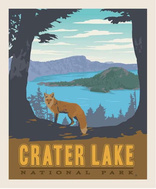 NATIONAL PARKS Crater Panel 36"x43"
