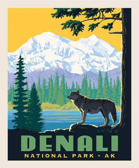 NATIONAL PARKS Denali Panel 36"x43"
