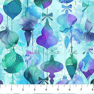MIDWINTER MAGIC Baubles white multi
