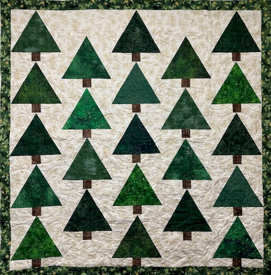 INTO THE TREES 62"x62"