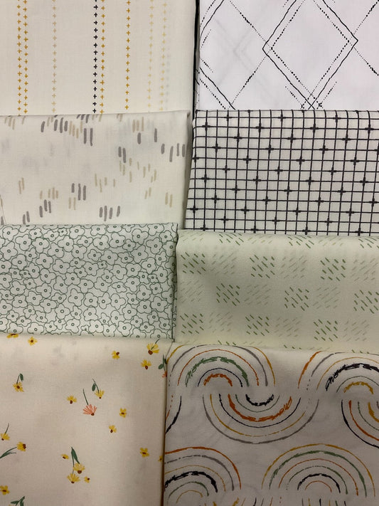MIX THE VOLUME Charcoal 8 fat quarters
