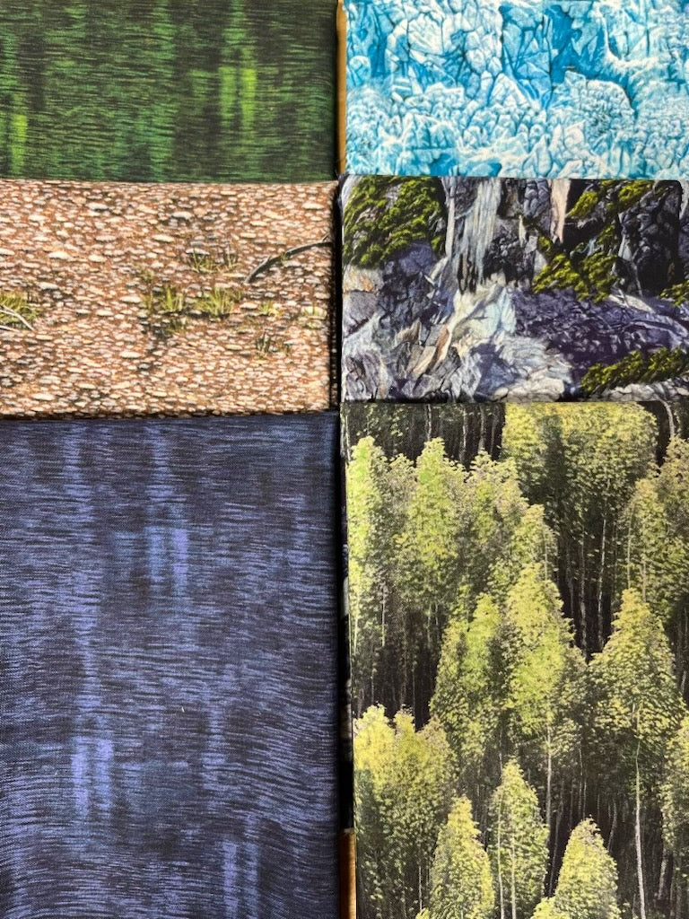 NATURE'S ODYSSEY 6 fat quarters