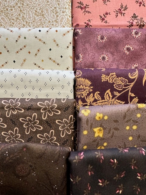 SCRAP BASKET FAVORITES Toast 10 fat quarters