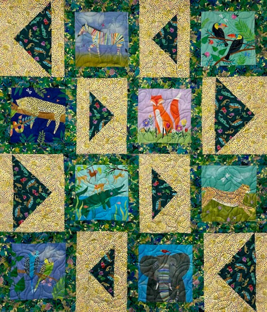 SEASONING Jungle Menagerie 42"x48"