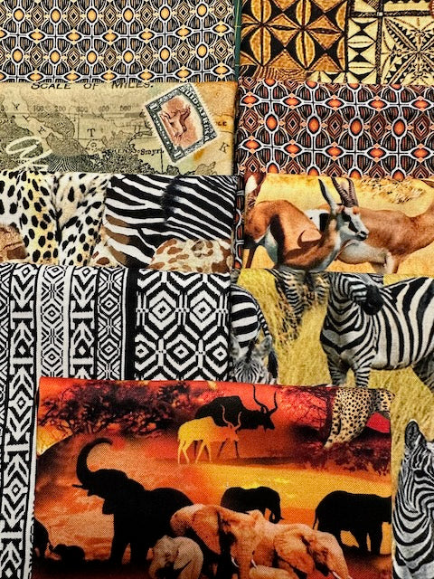 SERENGETI PLAINS Warm 8 Fat Quarters
