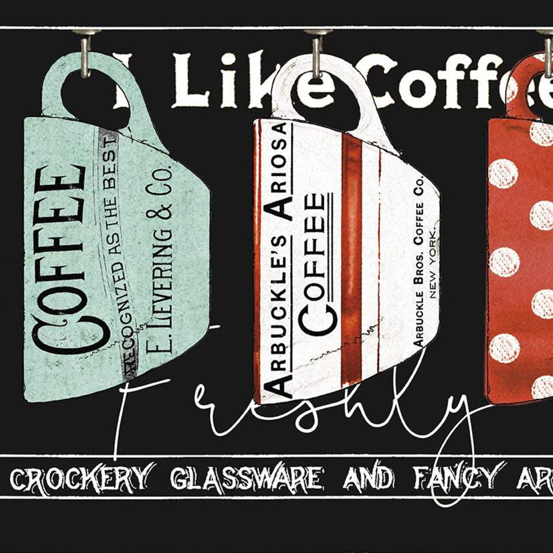 COFFEE CHALK J Wecker Frisch