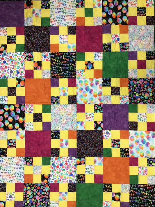 QUILT Whirlaway Party 54"x72"