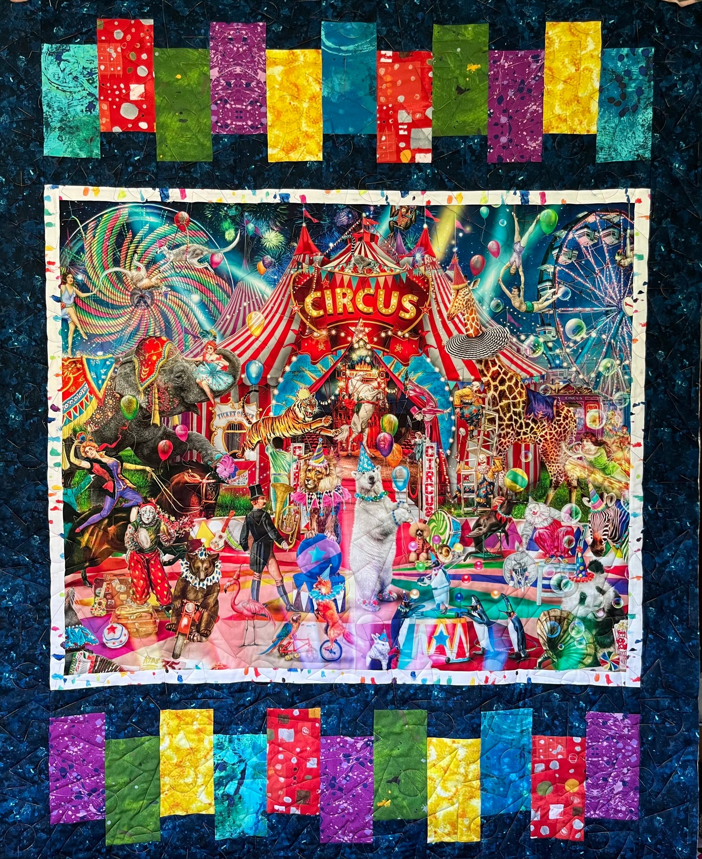 PAINT CHIPS A Night At The Circus  52"x65"