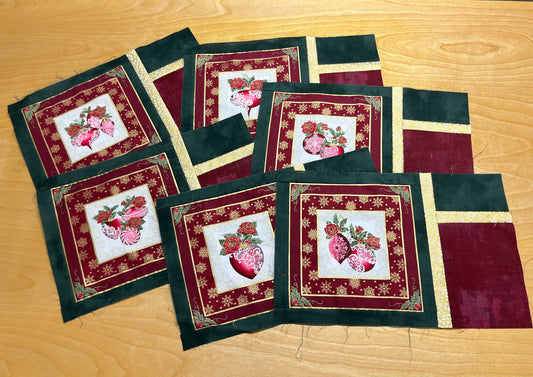 LETS EAT Christmas placemats 12”x18”