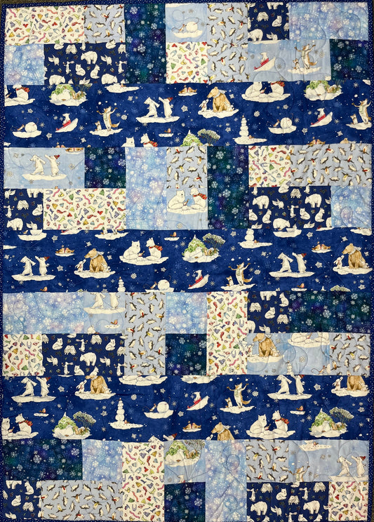 CHERISH Snowtime 41"x57"