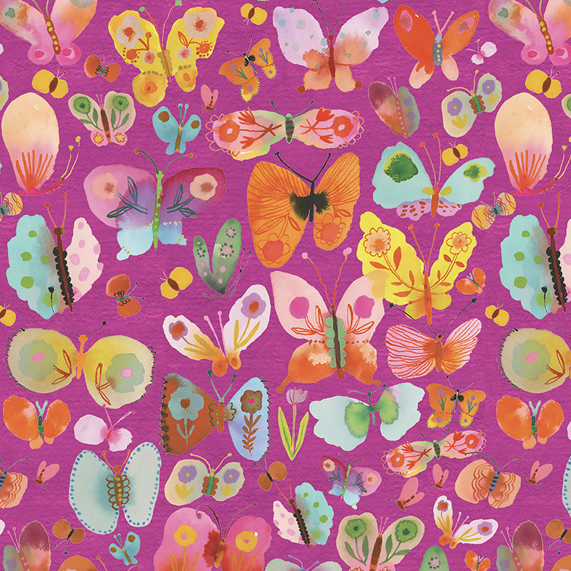 SWEET SOMETHINGS LG Butterflies Delight magenta