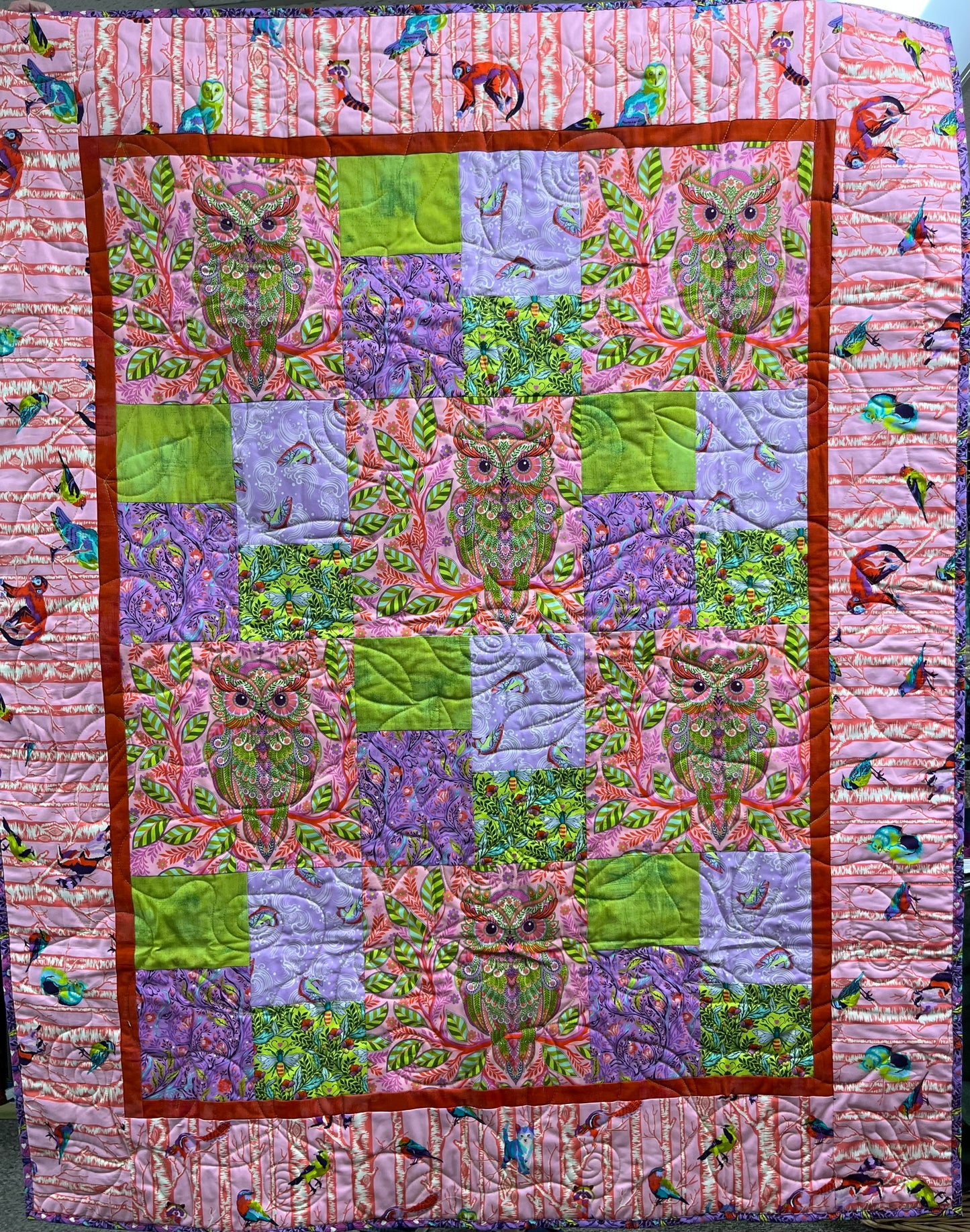 LESLIE Full Moon Forest 50"x62"