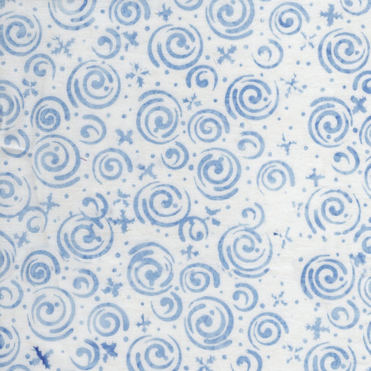 FROSTED WISHES Snowflakes and Swirls white