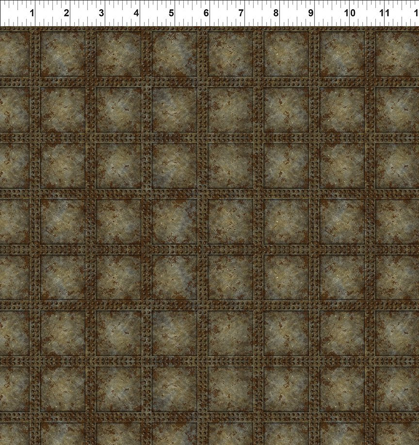 STEAMPUNK MENAGERIE Rivets gray