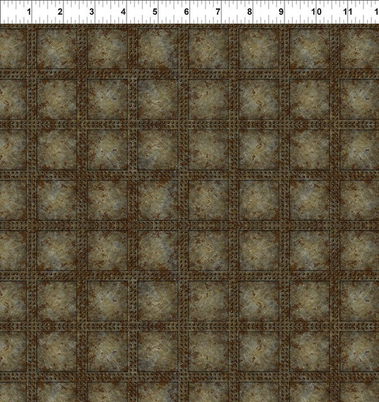 STEAMPUNK MENAGERIE Rivets gray