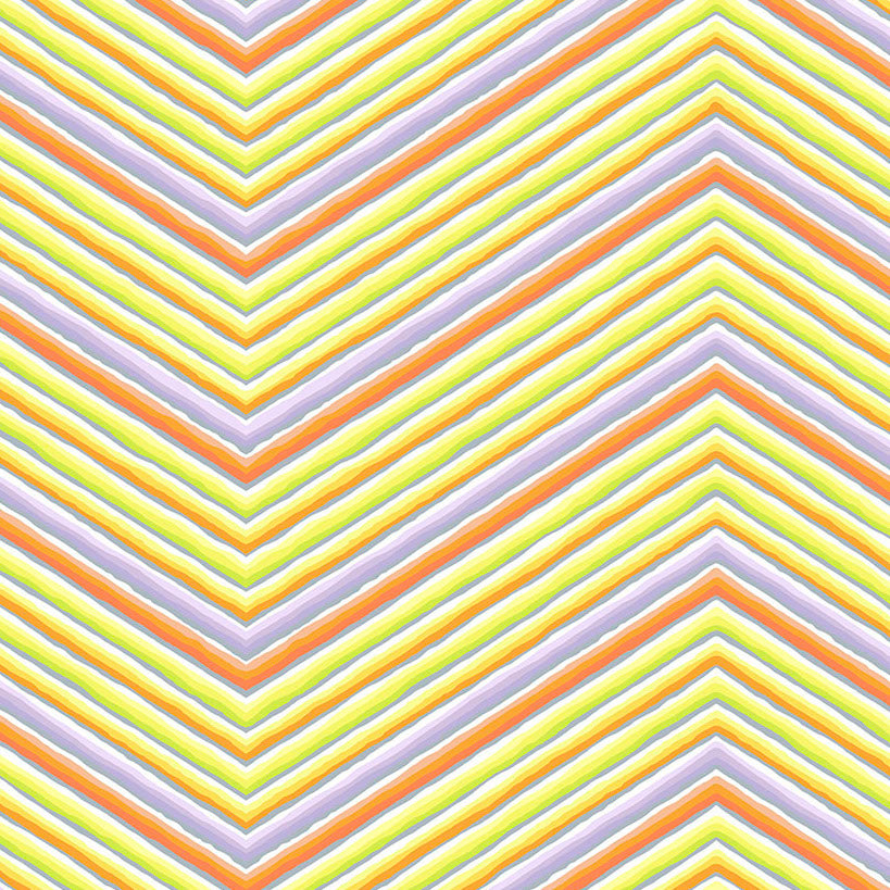 KAFFE Cheveron Stripe yellow