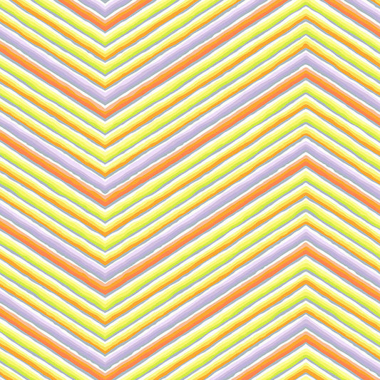 KAFFE Cheveron Stripe yellow