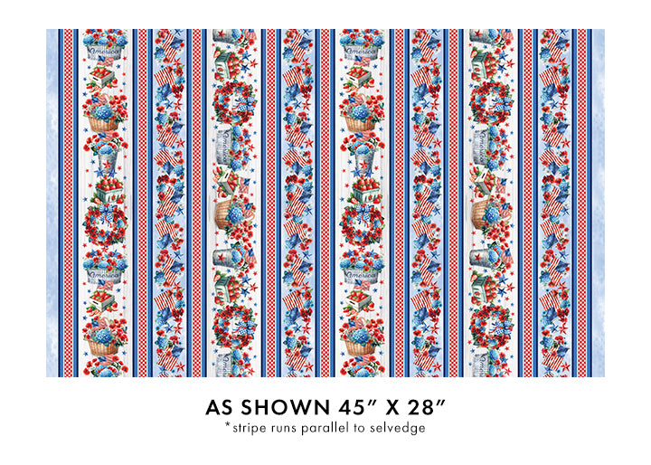 RED WHITE & SWEET Stripe multi