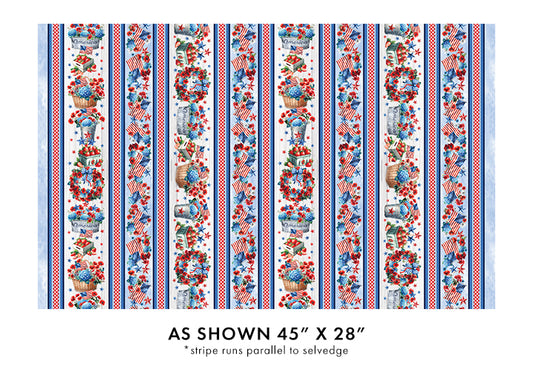 RED WHITE & SWEET Stripe multi