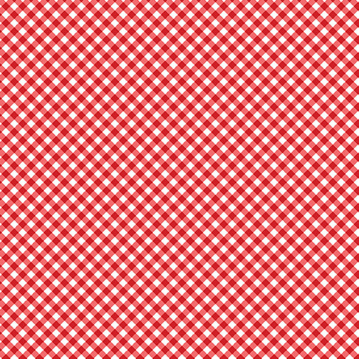 RED WHITE & SWEET Gingham red