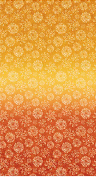 WISHFLOWER Ombre orange gold