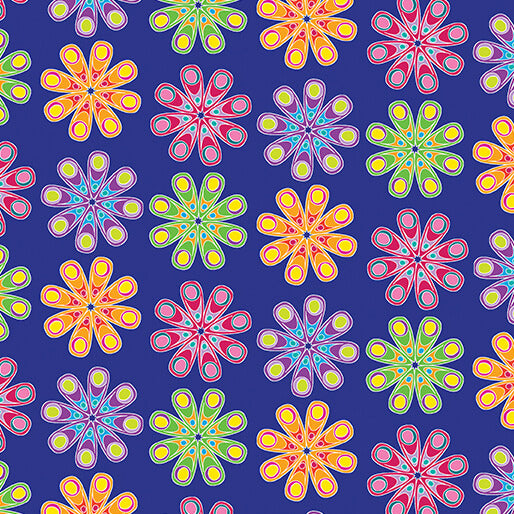 KALEIDOSCOPE Kaleidoscope dk blue multi