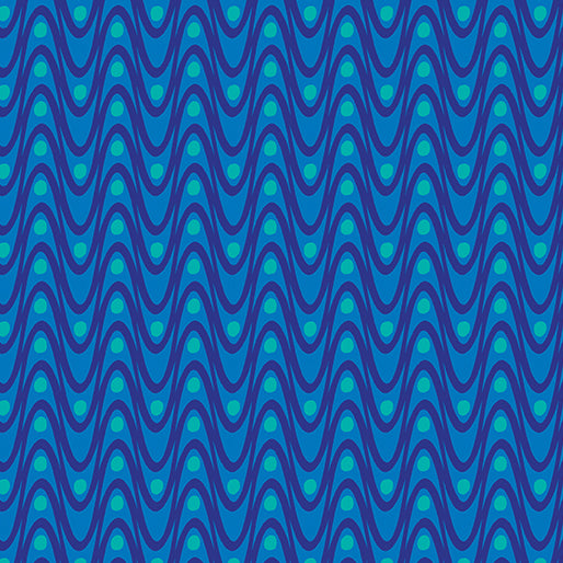 KALEIDOSCOPE Ripple blue