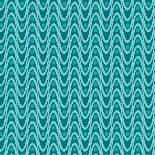 KALEIDOSCOPE Ripple turquoise