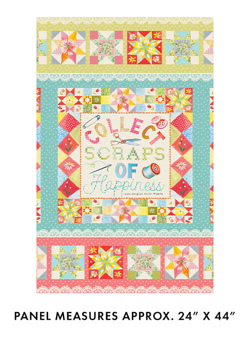 LOVE AND STITCHES Panel multi