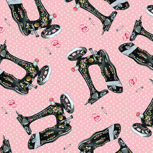 LOVE AND STITCHES Sewing with Daisy light pink