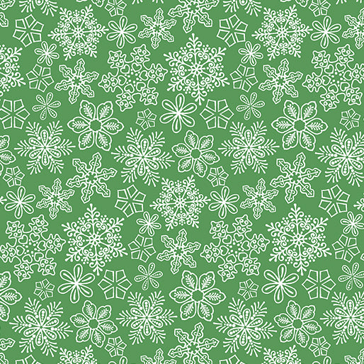 GINGERBREAD LANE Snowflakes mistletoe