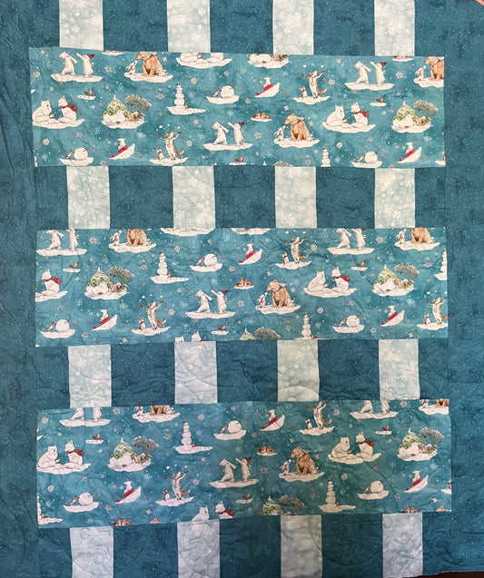 TRES LECHES Snowtime 48"x57"