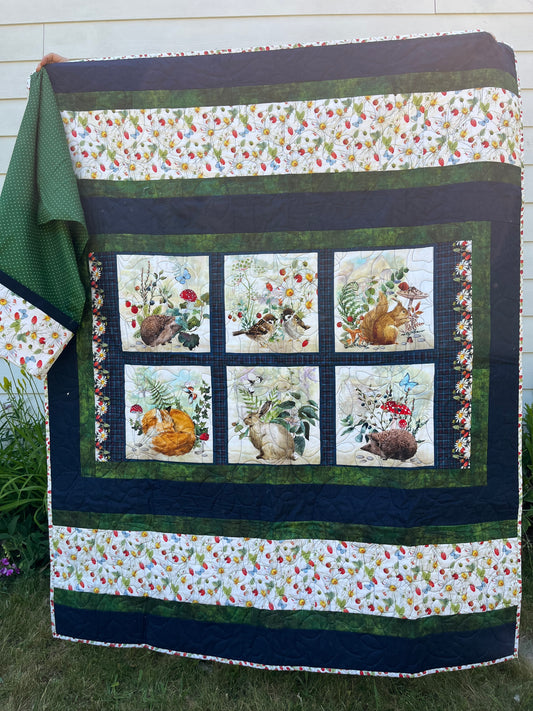 QUILT Bella Vista Hedgehog Headgrow with Pillowcase
