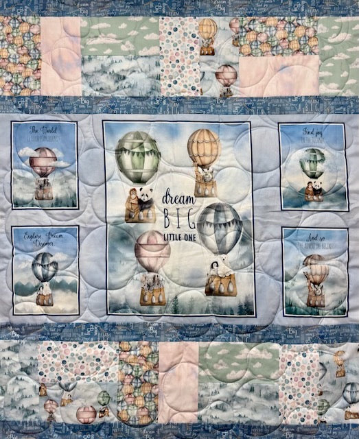 UP & AWAY Lets Go On An Adventure 41"x49"