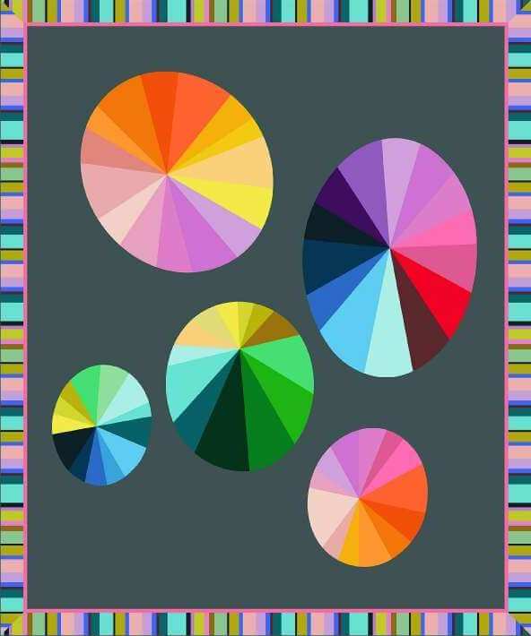 COLOR WHEEL 35"x42" Panel