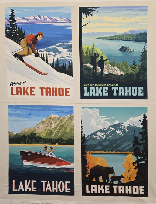 LAKE TAHOE - Four Seasons 36"x42" panel
