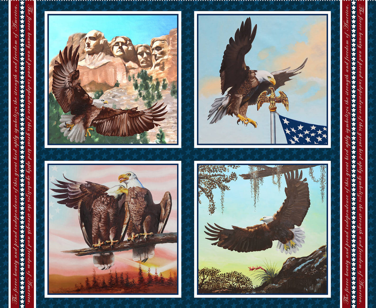 NATIONAL EMBLEM 36"x43" Panel