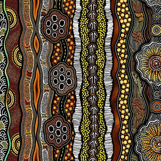BAIAME'S SPIRIT Stripe brown