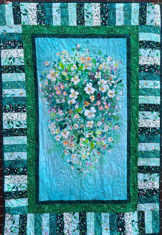 ON KEY Flower Lake 42"x60"