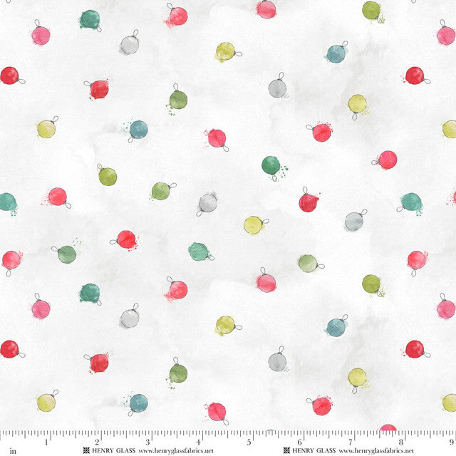 CHRISTMAS IN COLOR Ornaments rainbow