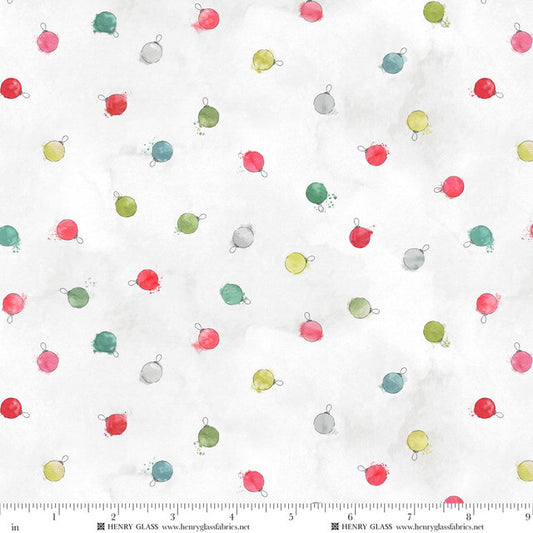 CHRISTMAS IN COLOR Ornaments rainbow