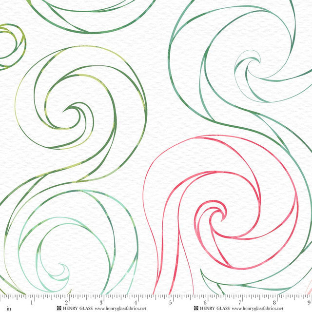 CHRISTMAS IN COLOR X-Large Swirls rainbow