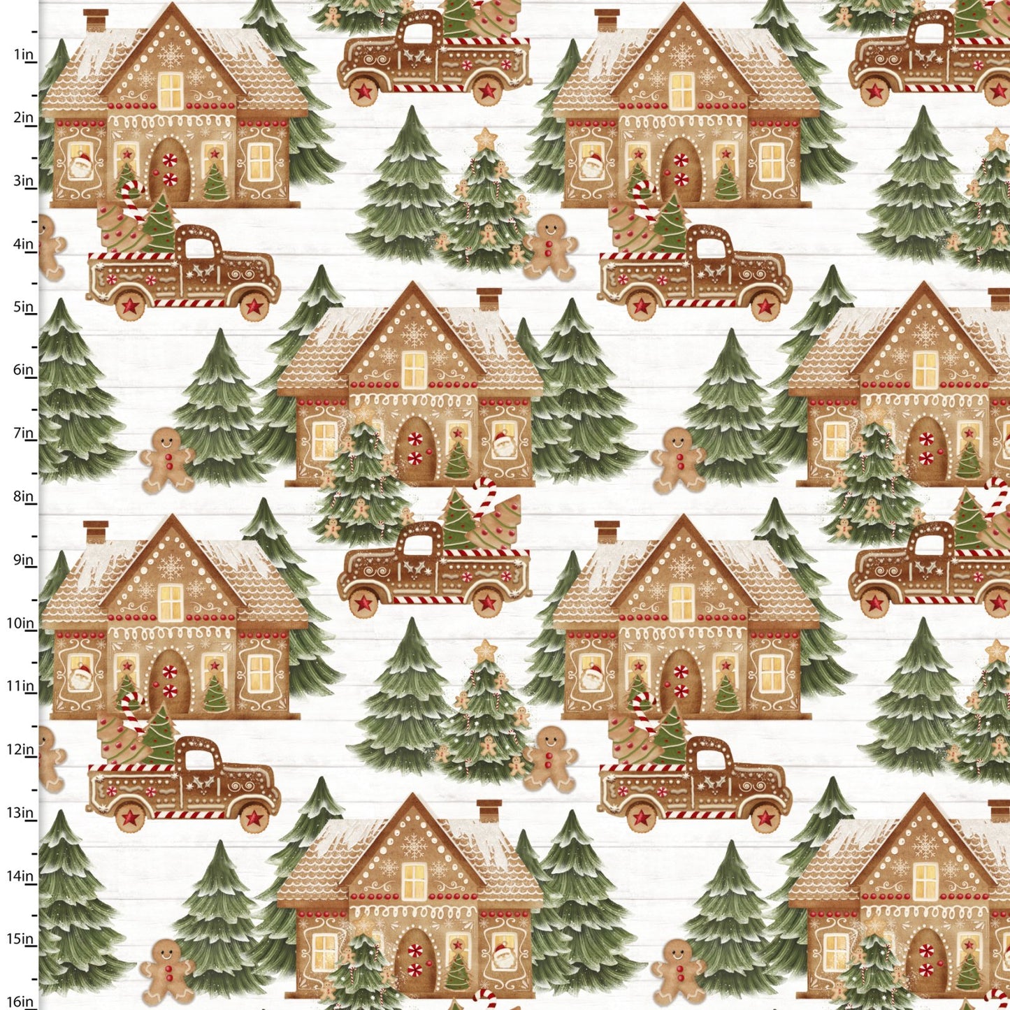 VERY MERRY GINGERBREAD Gingerbread Houses white